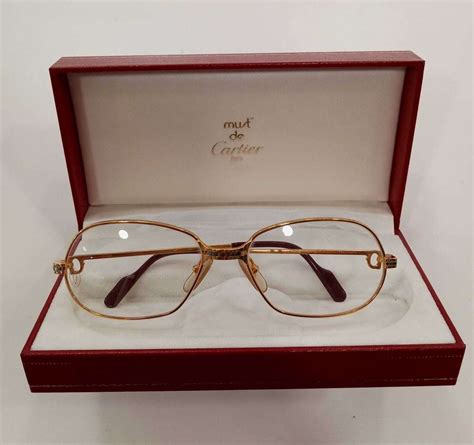 cartier glasses with jaguar on the side|vintage cartier panthere glasses.